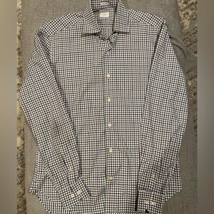 Culturata Purple, Green, Brown & Blue Check Button-Down Shirt